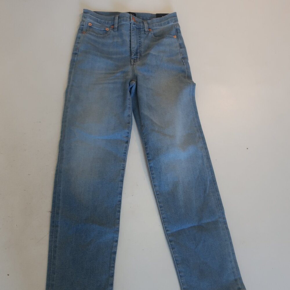 NWT Womens J.Crew Blue (Item-144) Stovepipe Denim Jeans 25 - Picture 4 of 14